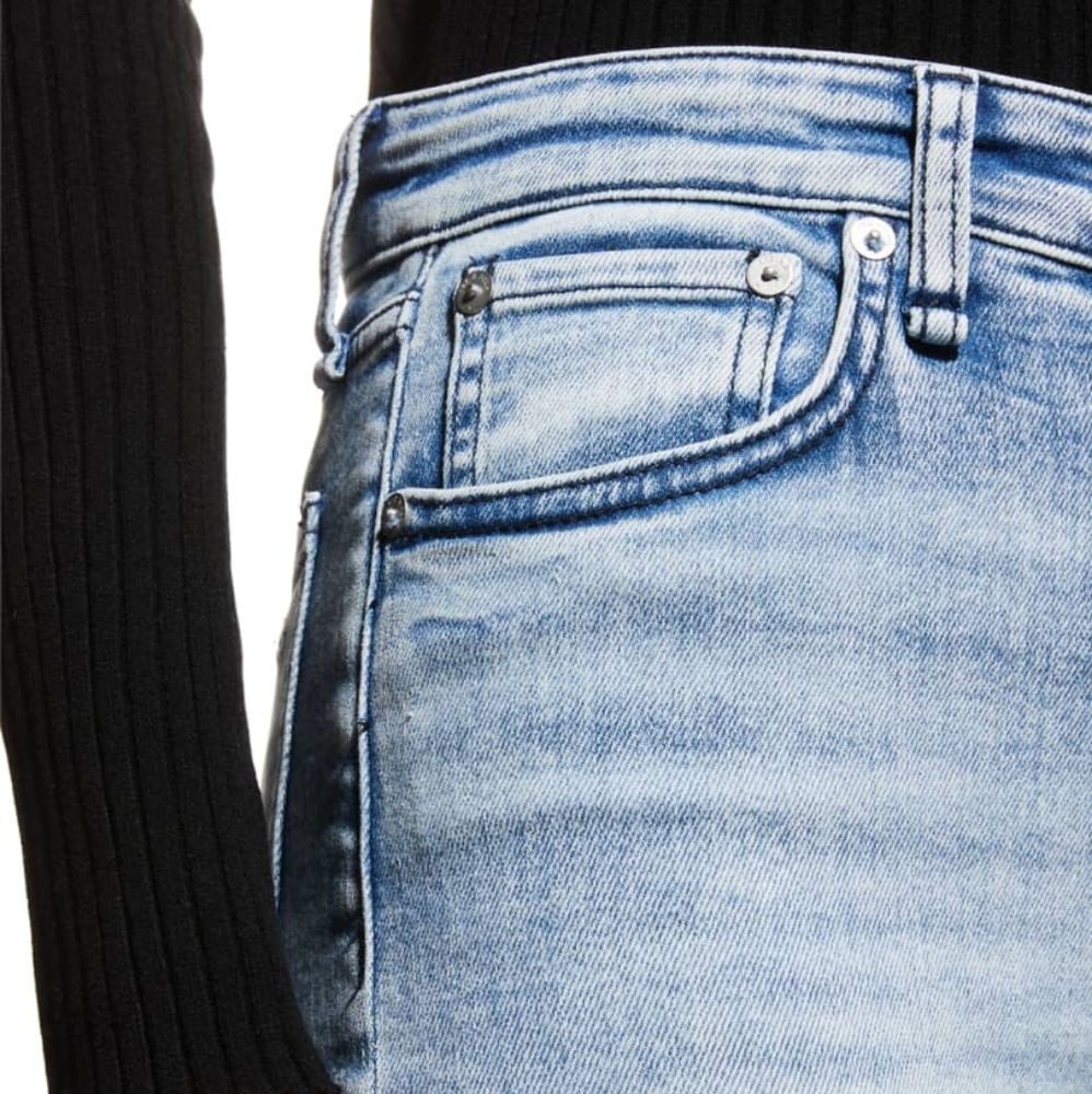 NWT Rag & Bone Jeans "Nina" Bleach Wash High Rise Skinny Jeans Sz 29 - Picture 6 of 12